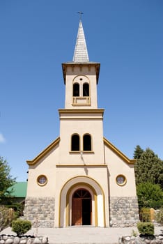 Parish of the town of El Bolson, Patagonia Argentina
