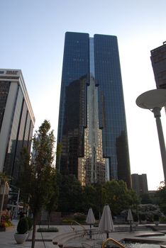 Downtown Charlotte North Carolina office buildings.