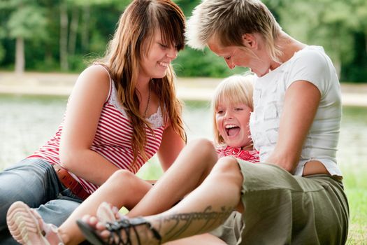 Big familys day out ion the park