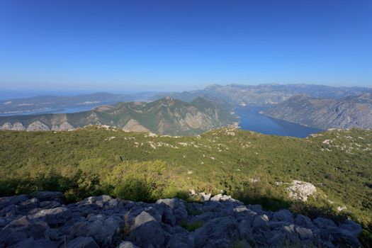 Kotor Bay Montenegro from Lovcen