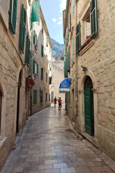 Unesco protected Kotor old town Montenegro