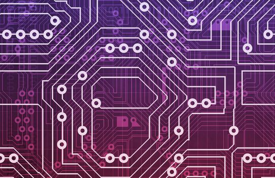 Technology Background as a Digital Abstract Art