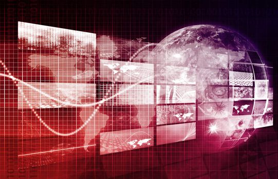 Internet Concept of the World Wide Web or WWW