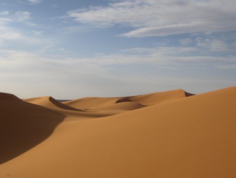 Sand dunes in Morocco