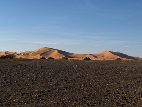 Sand dunes in Morocco