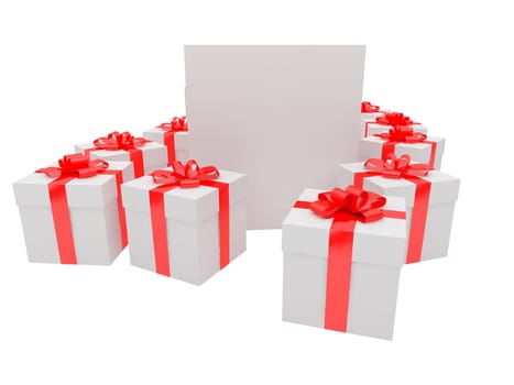 High resolution image. 3d illustration. Gift for a holiday.