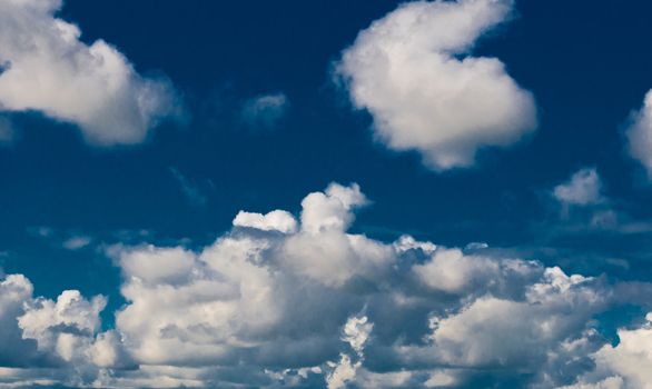 Clouds and sky can be used for background. Dark cloud on sky.
