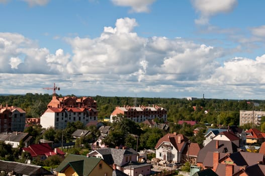 The city of Kaliningrad in the Eastern Europe