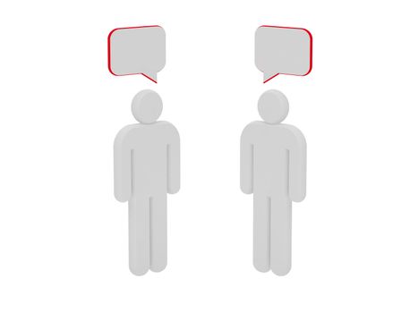 Conference. High resolution image. 3d illustration over  white backgrounds.