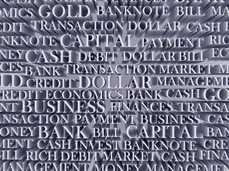 High resolution image.  3d rendered illustration.  Business text.