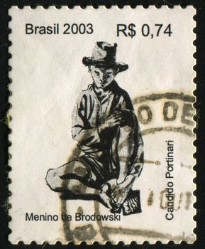 BRAZIL - CIRCA 2003: Paintings by Candido Portinari, circa 2003.