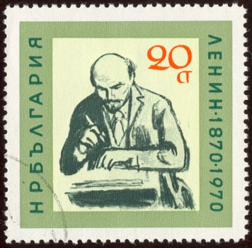 Vladimir Ilyich Lenin was a Russian revolutionary, Bolshevik leader, communist politician, principal leader of the October Revolution and the first head of the Soviet Union.