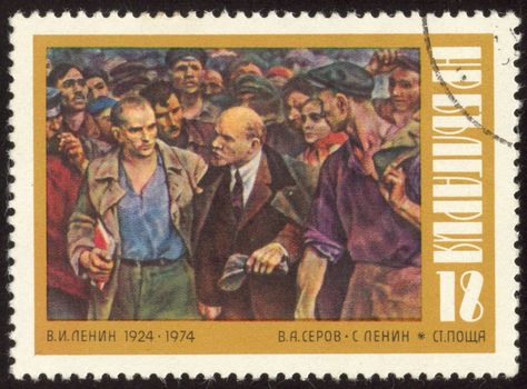 Vladimir Ilyich Lenin was a Russian revolutionary, Bolshevik leader, communist politician, principal leader of the October Revolution and the first head of the Soviet Union.