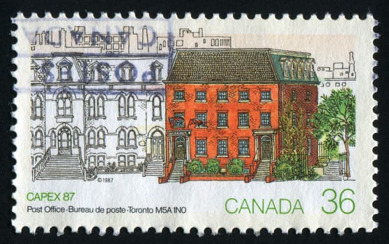 CANADA - CIRCA 1987: Bureau post-office, circa 1987.