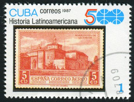 CUBA - CIRCA 1987: Latin American History. Ancient Spanish fortress,  circa 1987.