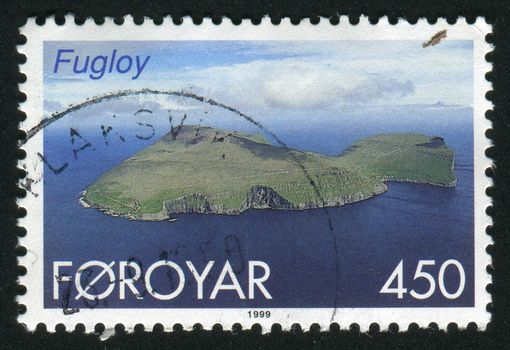 FAROE ISLANDS - CIRCA 1999: Northern island. Fugloy, circa 1999.