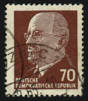 GERMANY - CIRCA 1965: Portrait of the man, circa 1965.