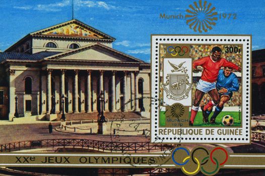 GUINEA - CIRCA 1972: 1972 Olympic Games, circa 1972.