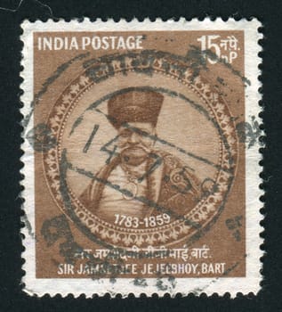 INDIA - CIRCA 1959: Jane Sir Jamsetjee Jejeebhoy was an Indian businessmen, circa 1959.