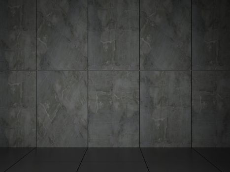 High resolution image interior. 3d illustration modern interior. Living room.