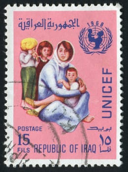 IRAQ - CIRCA 1968: Mother and Children, circa 1968.