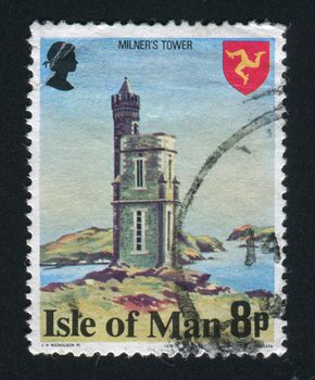 ISLE OF MAN - CIRCA 1978: Milners tower, circa 1978.