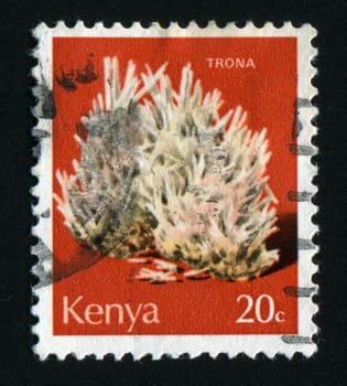 KENYA - CIRCA 1977: Trona, circa 1977.