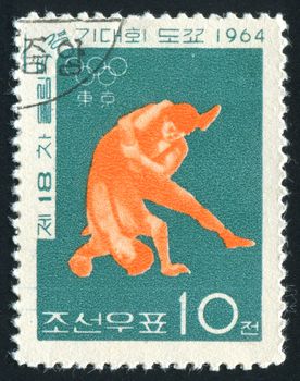 NORTH KOREA - CIRCA 1964: 18th Olympic Games, Tokyo, circa 1964.