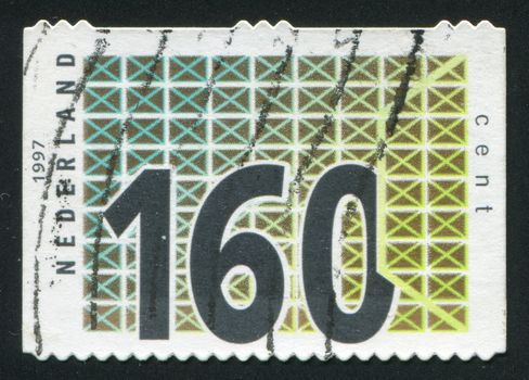 NETHERLANDS - CIRCA 1997: Stamp of the Netherlands in cost of 160 cents, circa 1997.