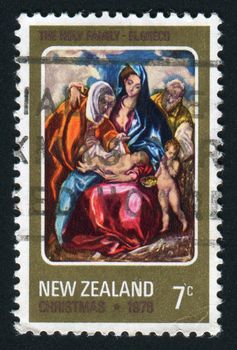 NEW ZEALAND - CIRCA 1978: The woman holds the child on hands, circa 1978.