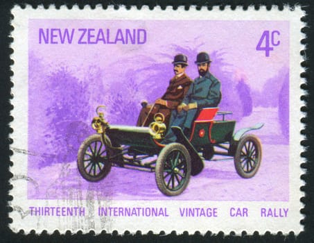NEW ZEALAND - CIRCA 1972: Vintage Cars. Oldsmobile, circa 1972.