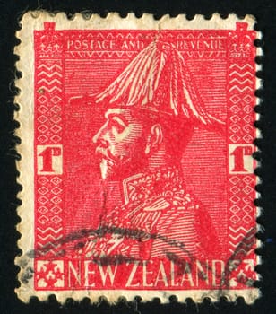 NEW ZEALAND - CIRCA 1953: George V in Field Marshal�s Uniform, circa 1953.