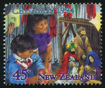 NEW ZEALAND - CIRCA 1994: The brother and sister play, circa 1994.