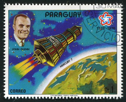 PARAGUAY -CIRCA 1976: John Glenn is a retired United States Marine Corps pilot, a former astronaut and United States Senator, circa 1976.