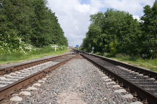 High resolution image cross ties. Fastening of a railway way.