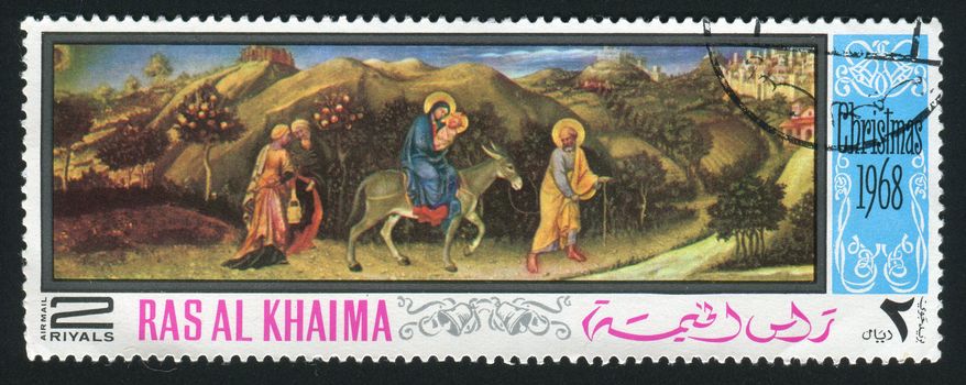 RAS AL KHAIMA - CIRCA 1968: Picture from the bible, circa 1968.