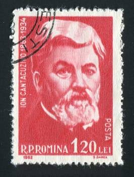 ROMANIA - CIRCA 1962: Ion Filotti Cantacuzino, was a Romanian film producer, film producer, writer and psychiatrist, circa 1962.