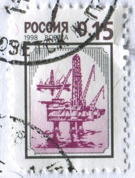 RUSSIA -CIRCA 1998: The ancient Russian castle, circa 1998.