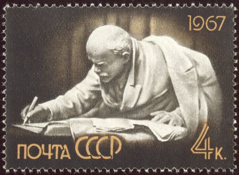 Vladimir Ilyich Lenin was a Russian revolutionary, Bolshevik leader, communist politician, principal leader of the October Revolution and the first head of the Soviet Union.