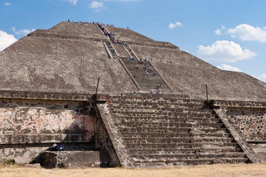 Pyramid of the Sun. Teotihuacan, Mexico