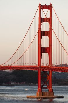 Golden Gate Bridge at sunset