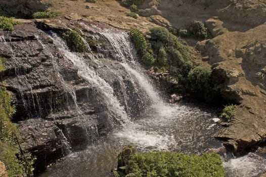 Almare Waterfall frozen in time