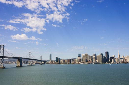 cityscape of San Francisco from the Bay