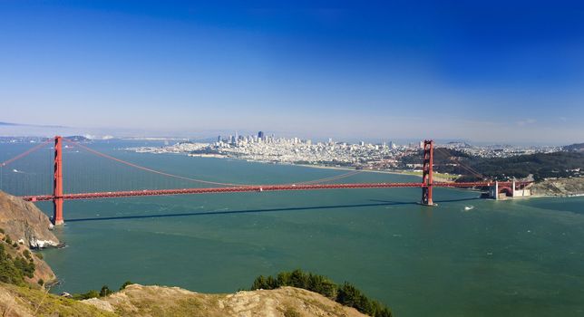 Golden Gate Bridge from Marin headlands