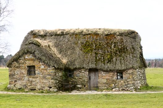 Croft on Culodden moor, site of the famous 1746 battle between Bonnie Prince Charlie and the Jacobite army and the Duke of Cumberland's British army.