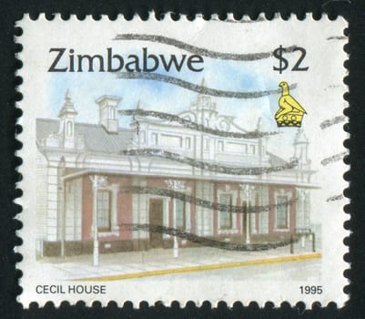 ZIMBABWE - CIRCA 1995: Building of ancient architecture, circa 1995.