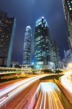 Hong Kong at night