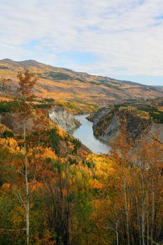 Grand Canyon of Stikine River in Northern British Columbia