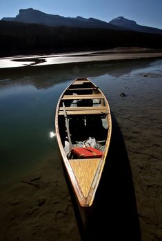 Medicine Lake in Jasper National Park