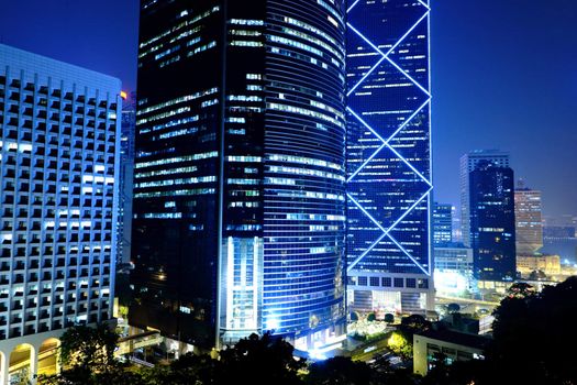 Hong Kong at night